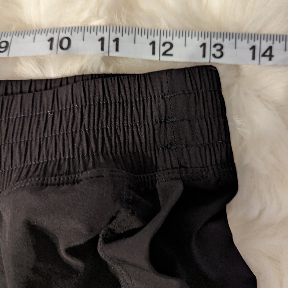 ZYIA Black‎ Work Flow Gaucho Pants High Rise Athletic Wide Leg Crop Medium - Picture 11 of 11